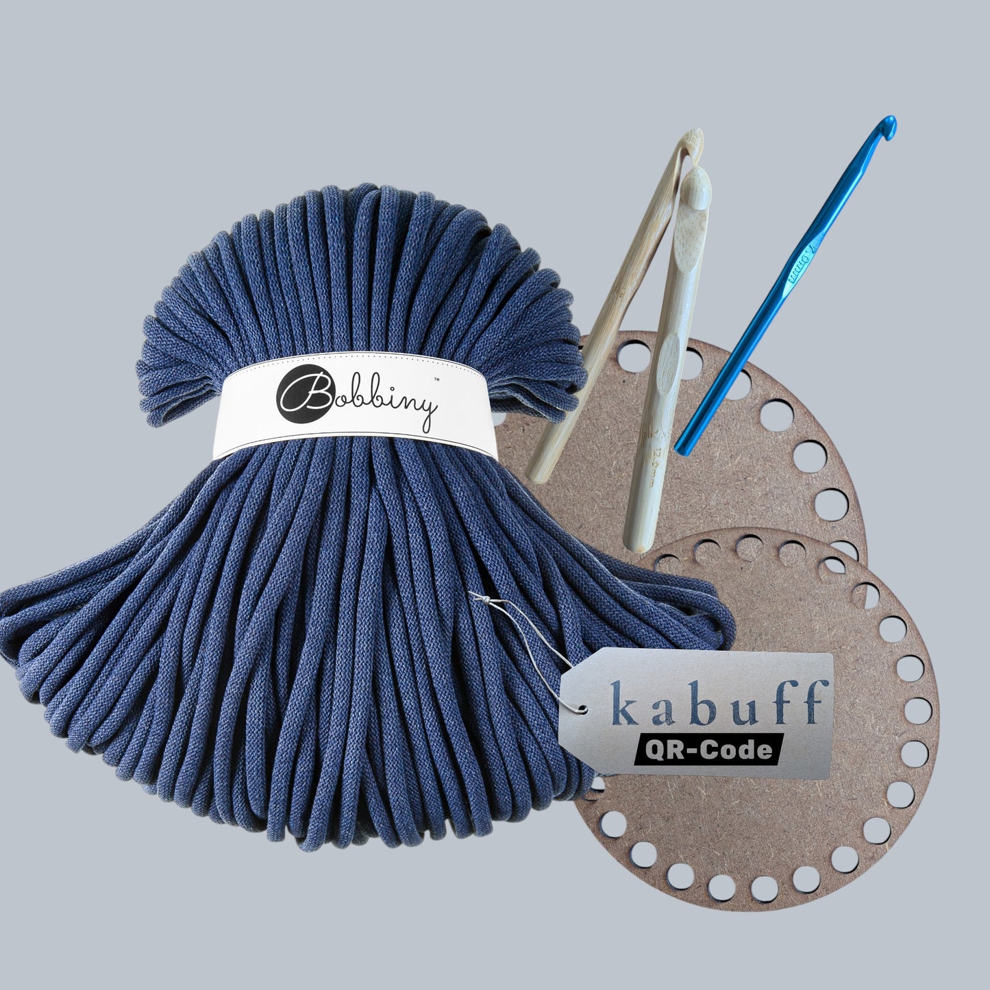 DIY Häkelset mit Jumbo Garn – Korbset Jeans