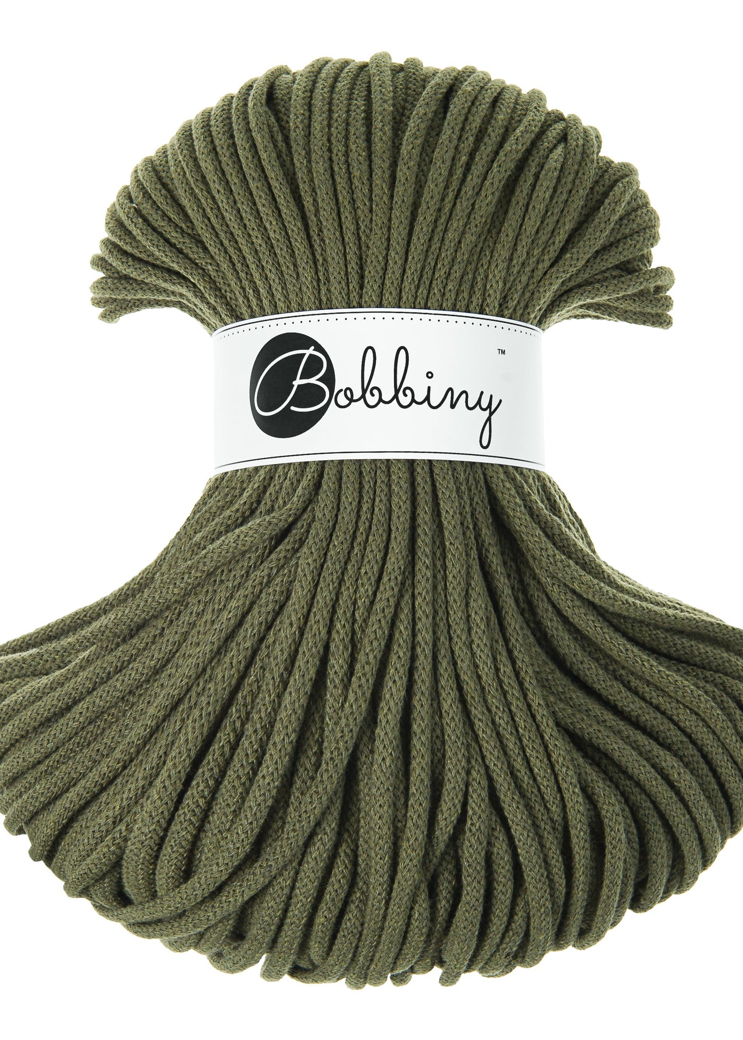 Bobbiny Junior Garn – 5 mm, 100 m, Avocado
