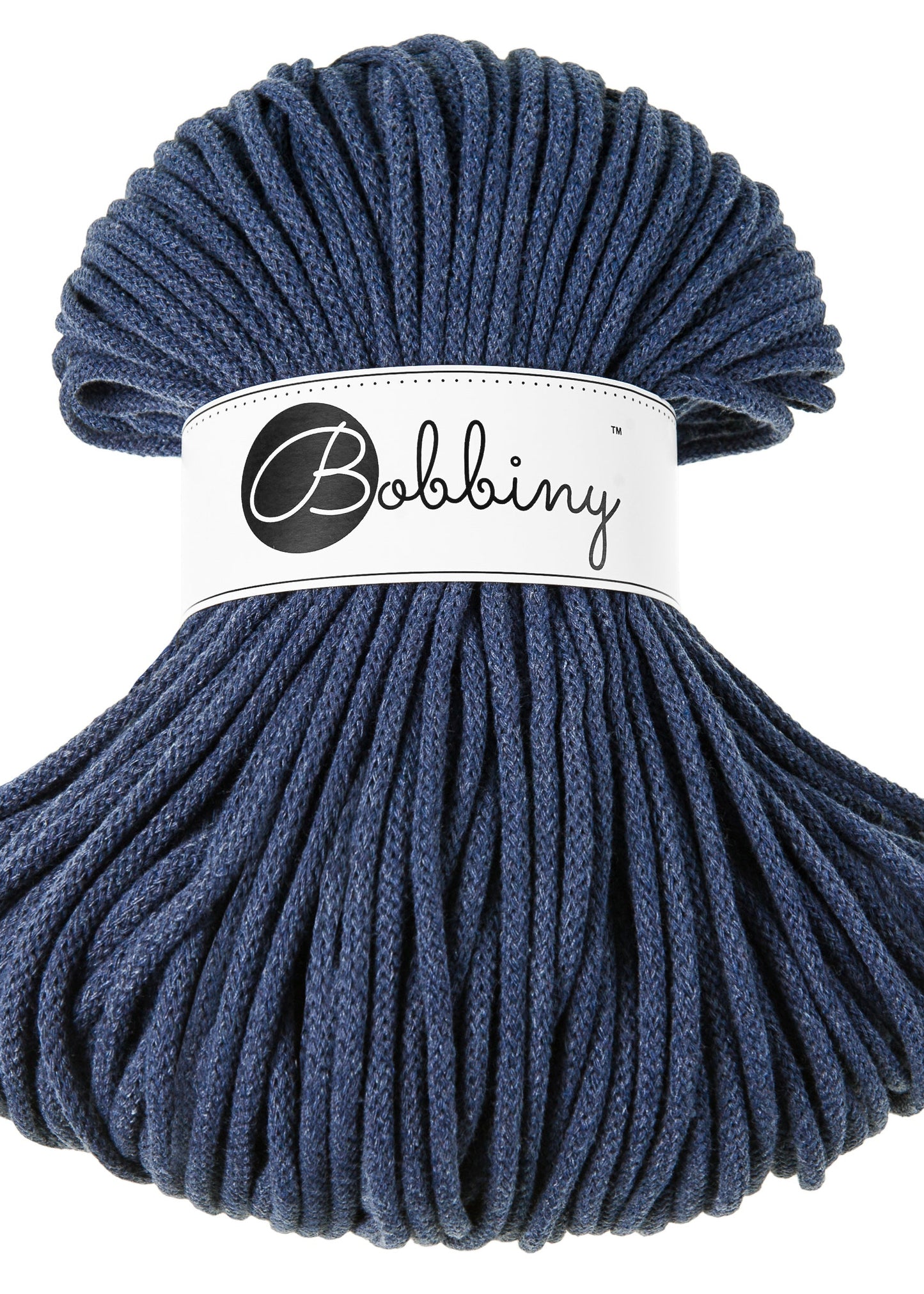 Bobbiny Junior Garn – 5 mm, 100 m, Jeans