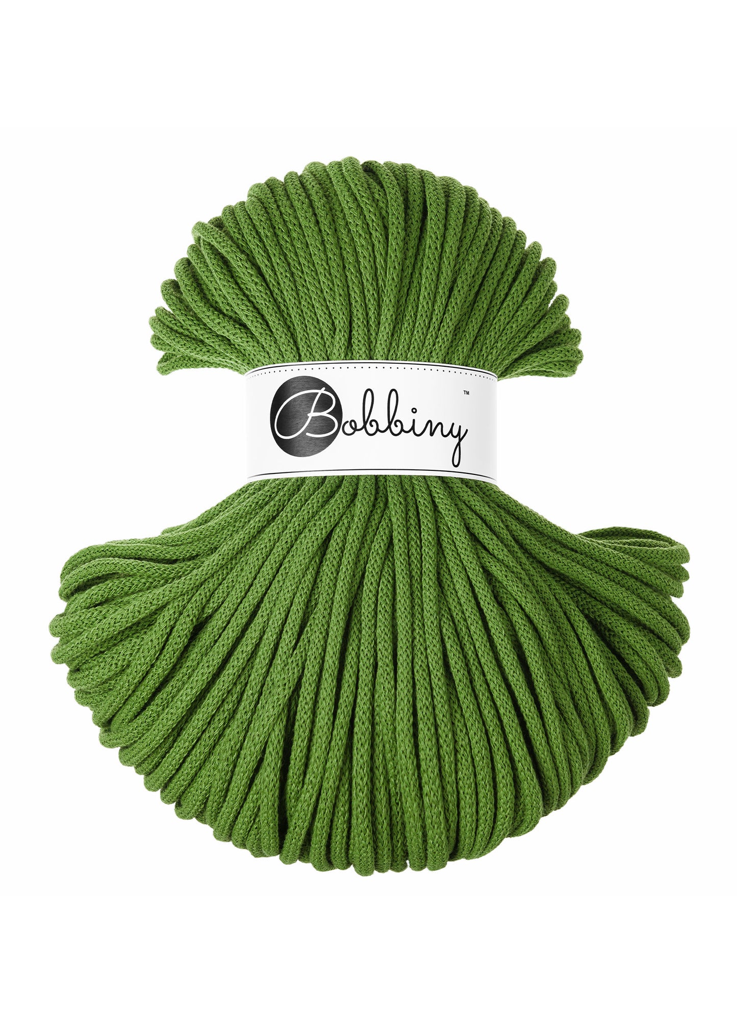 Bobbiny Junior Garn – 5 mm, 100 m, Moss green