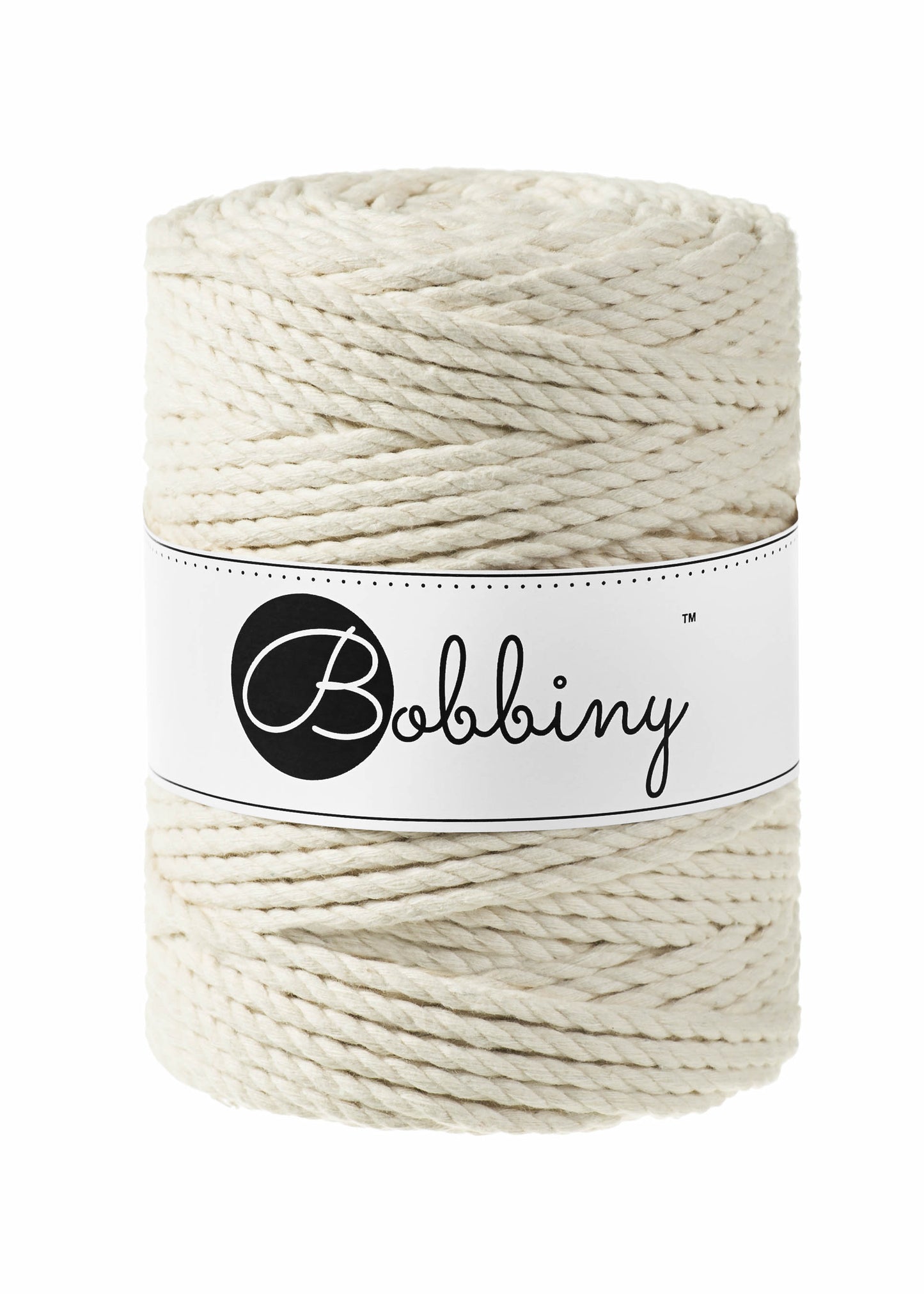 Bobbiny 3PLY Makramee-Schnur 5mm 100m Natural