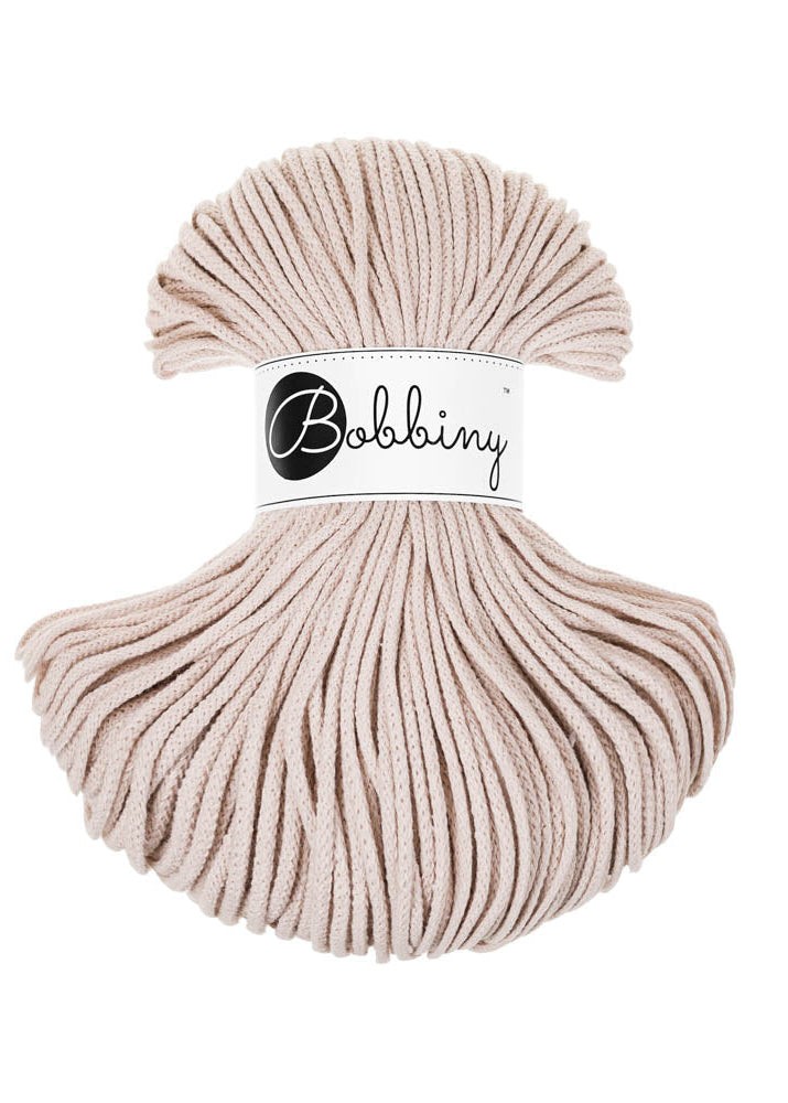 Bobbiny Junior Garn – 3 mm, 100 m, Nude