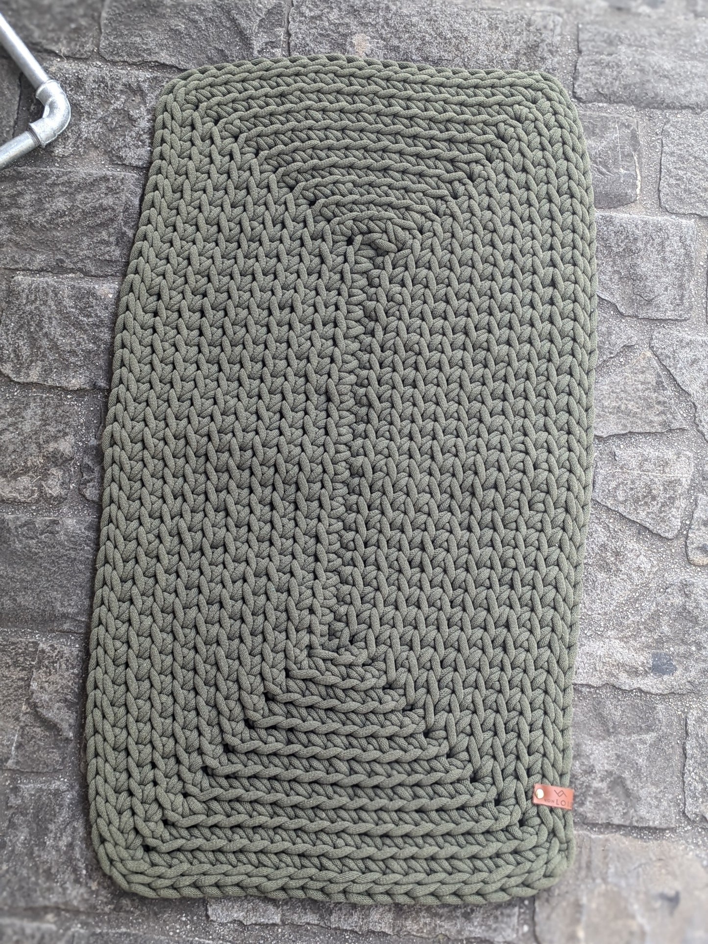 Teppich aus recycelter Baumwolle (9mm Garn)