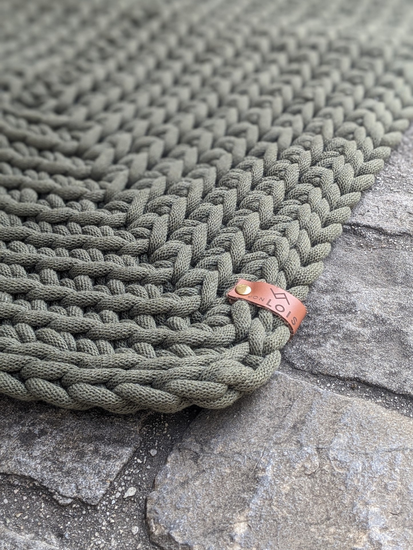 Teppich aus recycelter Baumwolle (9mm Garn)