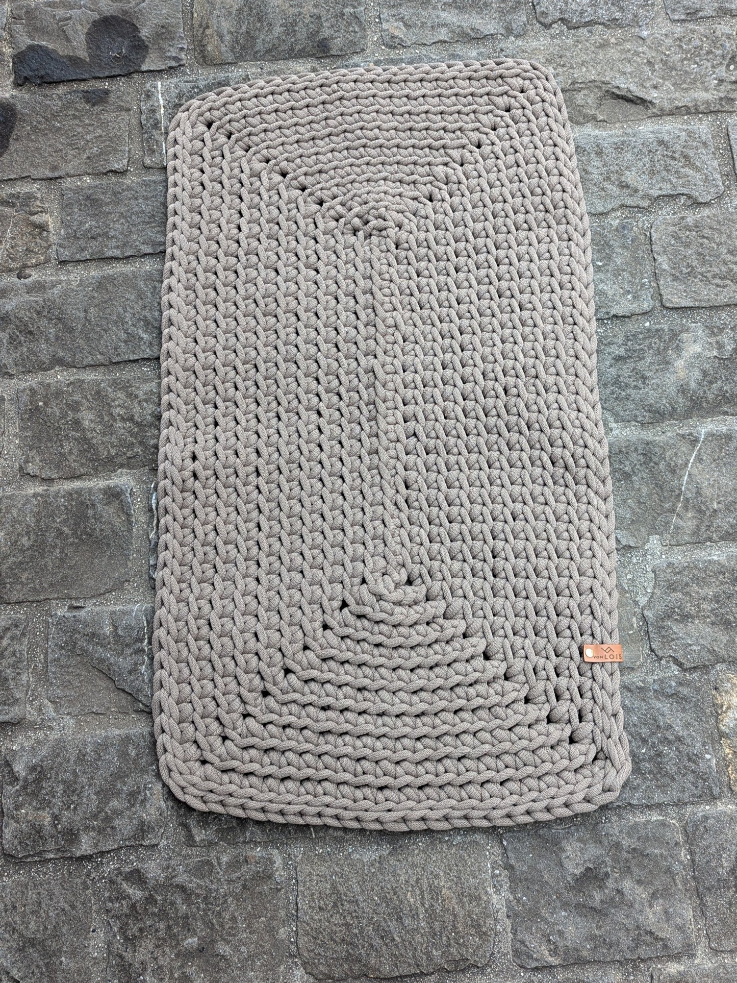 Teppich aus recycelter Baumwolle (9mm Garn)