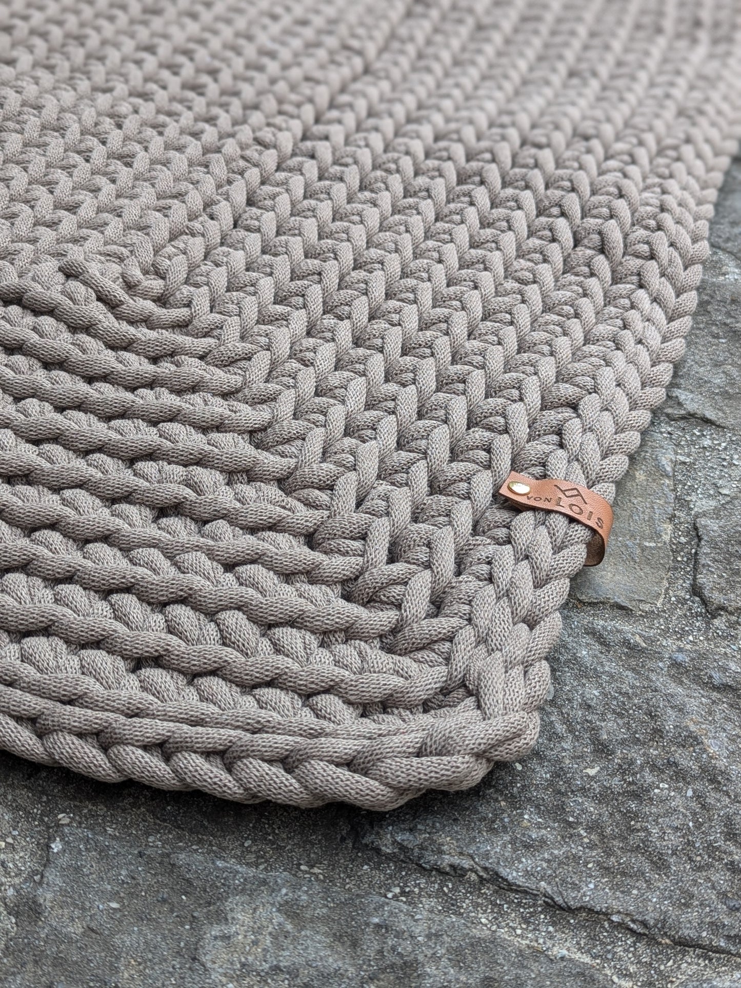 Teppich aus recycelter Baumwolle (9mm Garn)