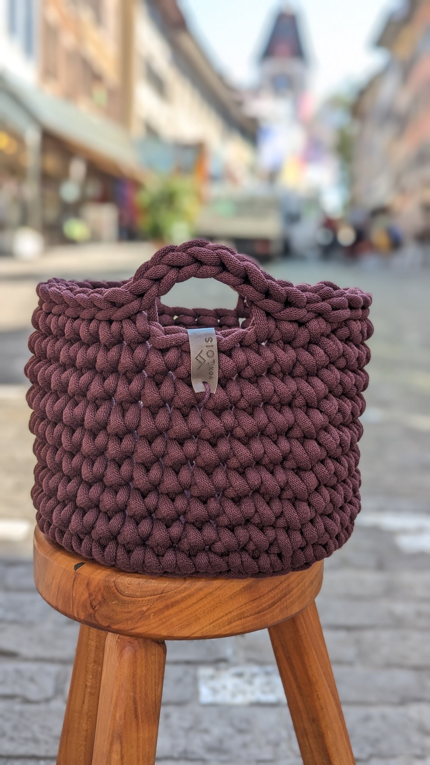 Gehäkelter Korb (30cm)