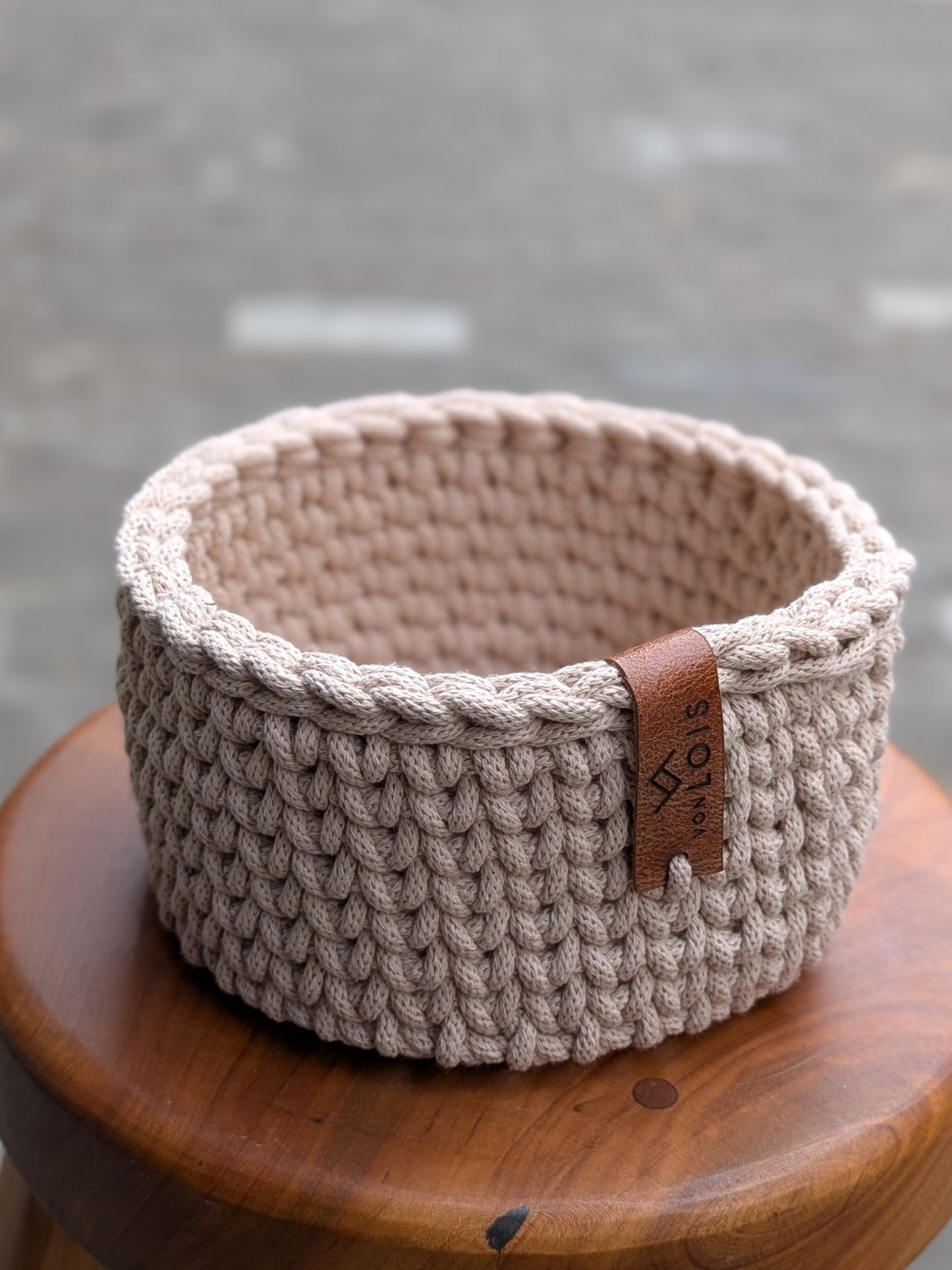 Körbchen aus recycelter Baumwolle