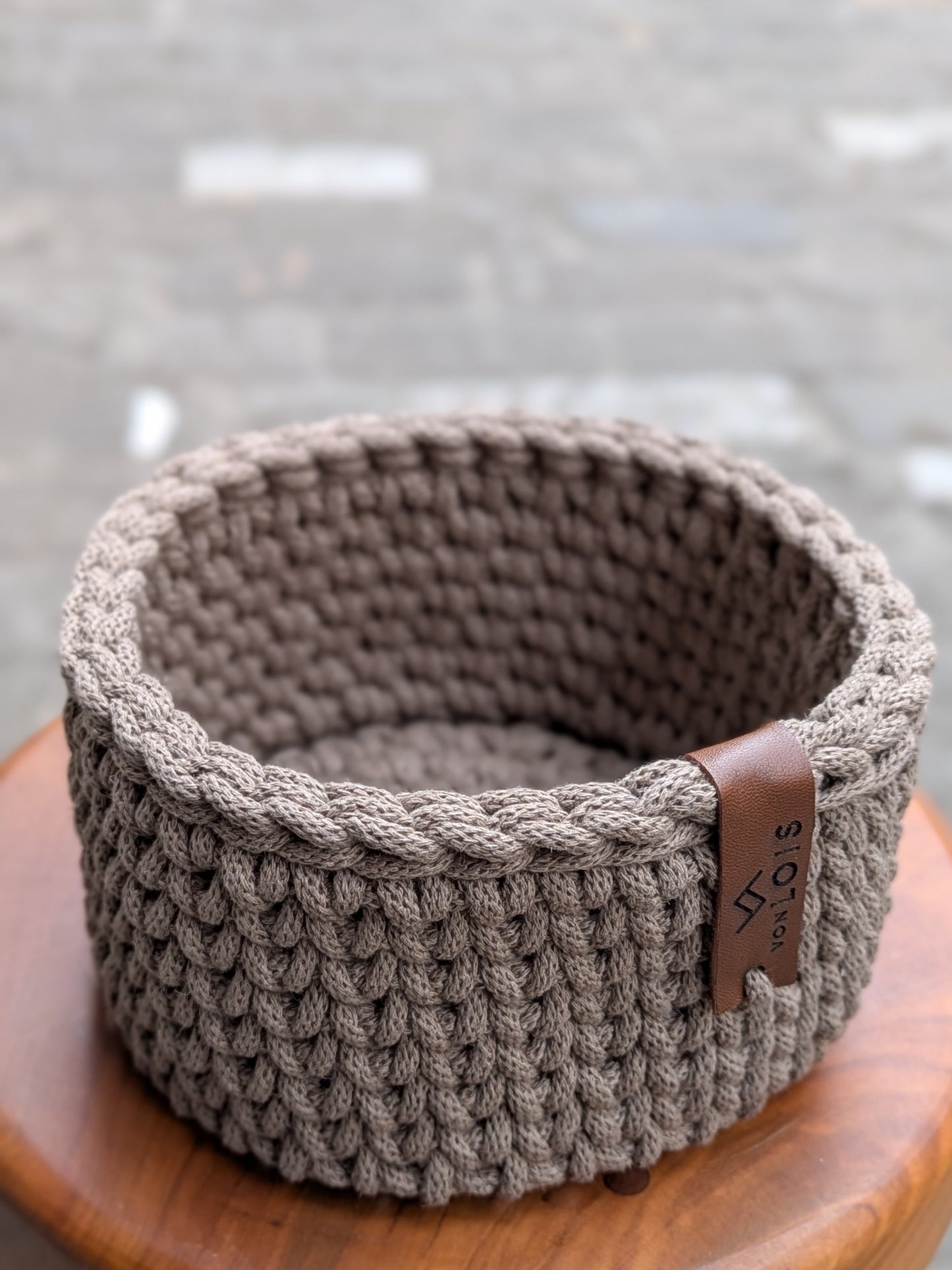 Körbchen aus recycelter Baumwolle