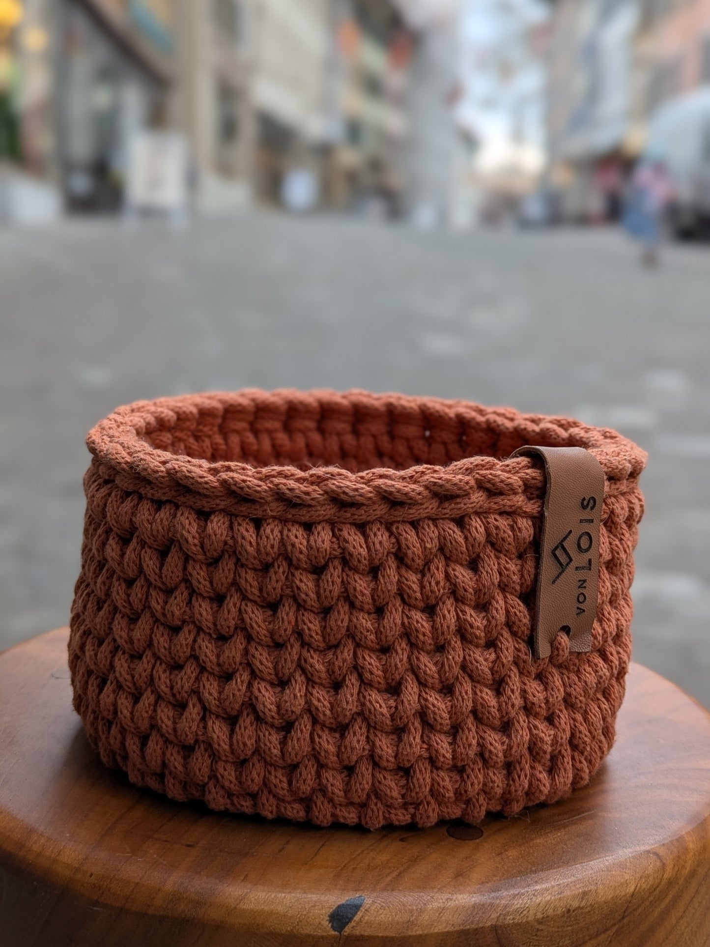 Körbchen aus recycelter Baumwolle