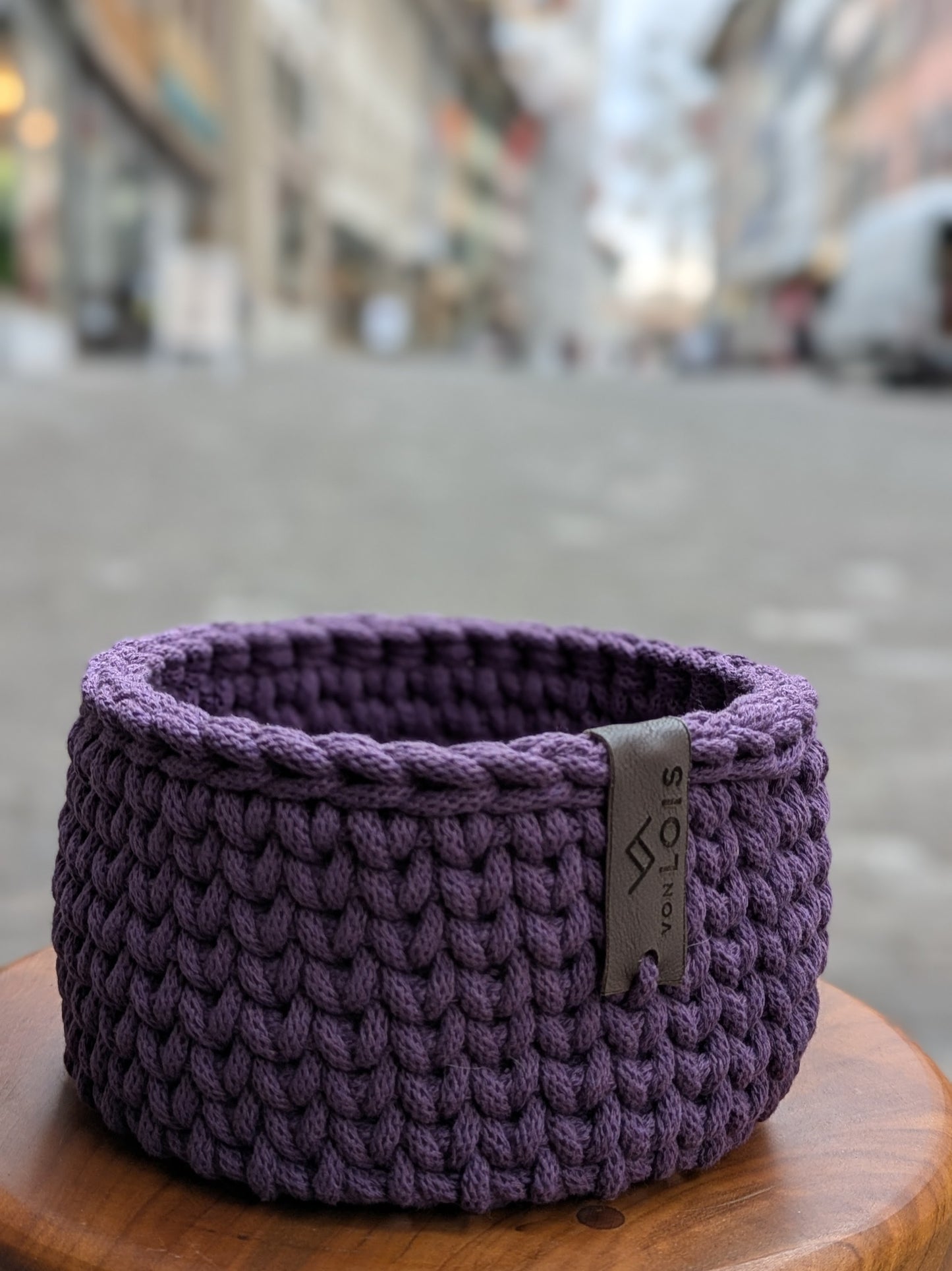 Körbchen aus recycelter Baumwolle