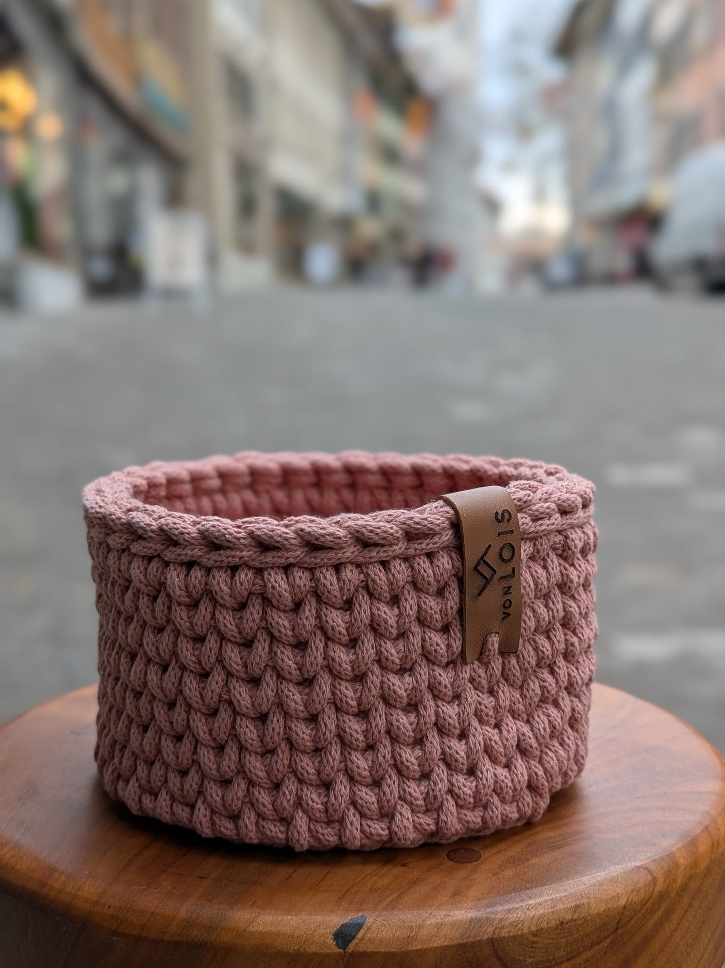 Körbchen aus recycelter Baumwolle