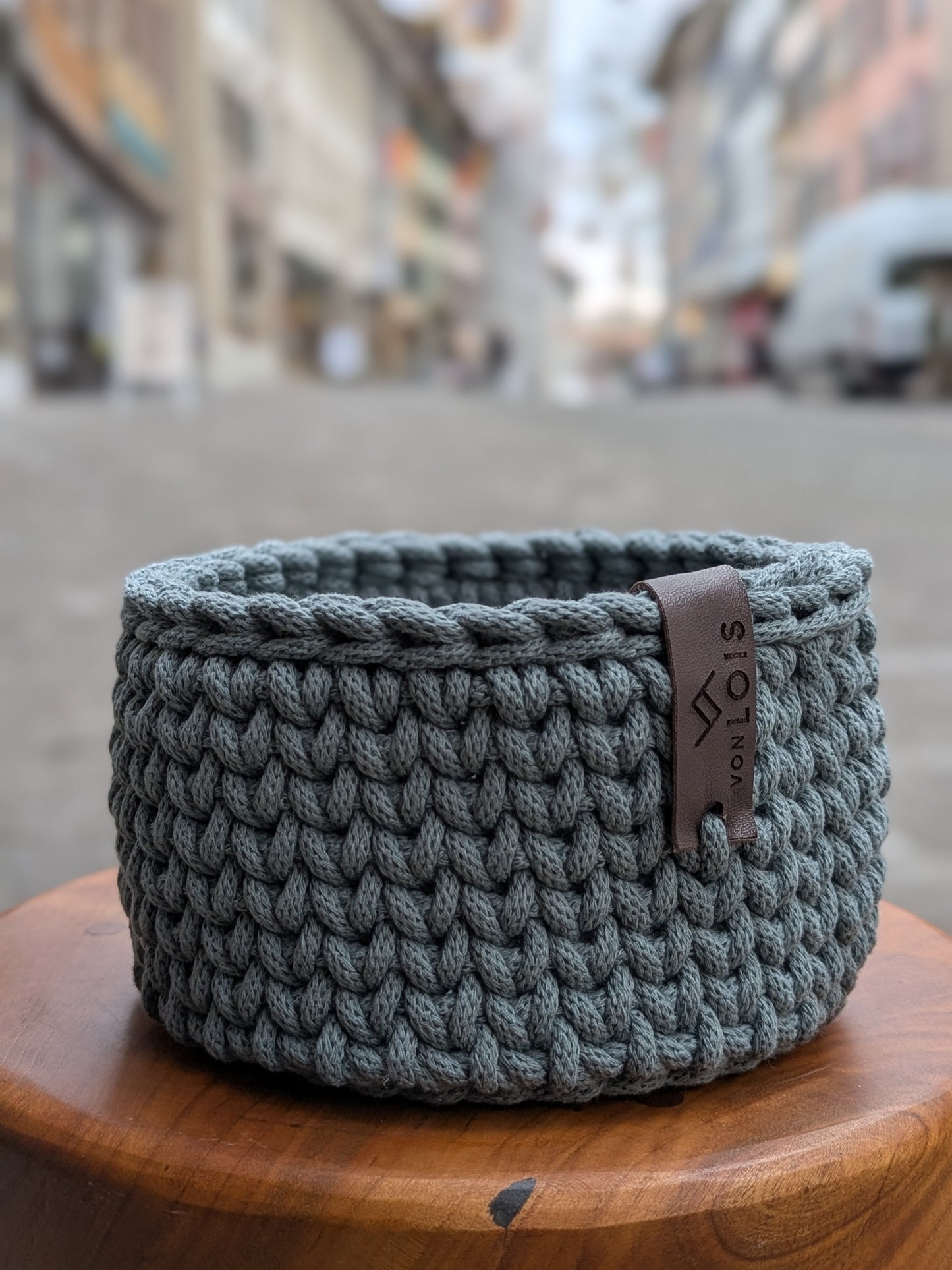 Körbchen aus recycelter Baumwolle