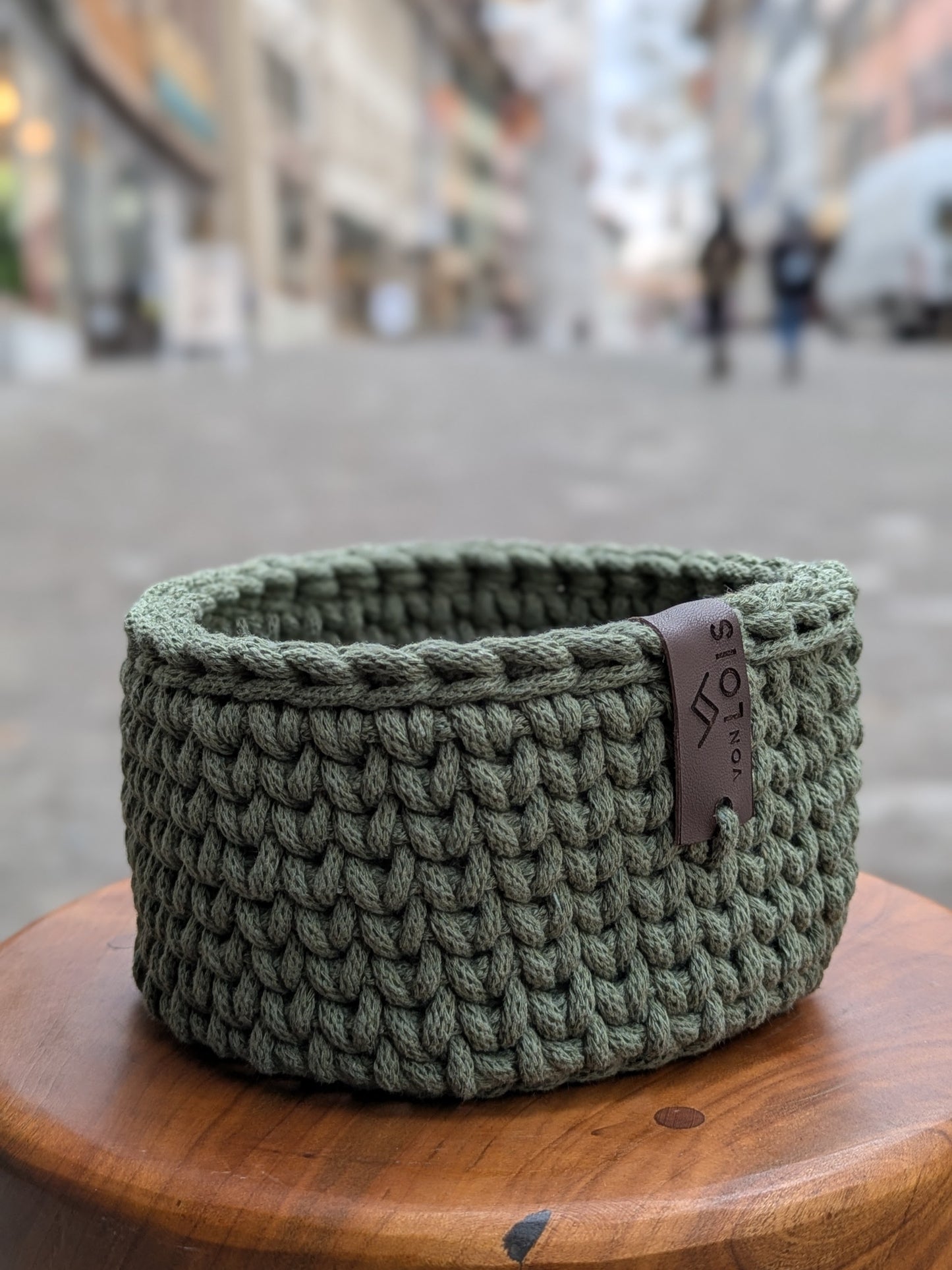 Körbchen aus recycelter Baumwolle