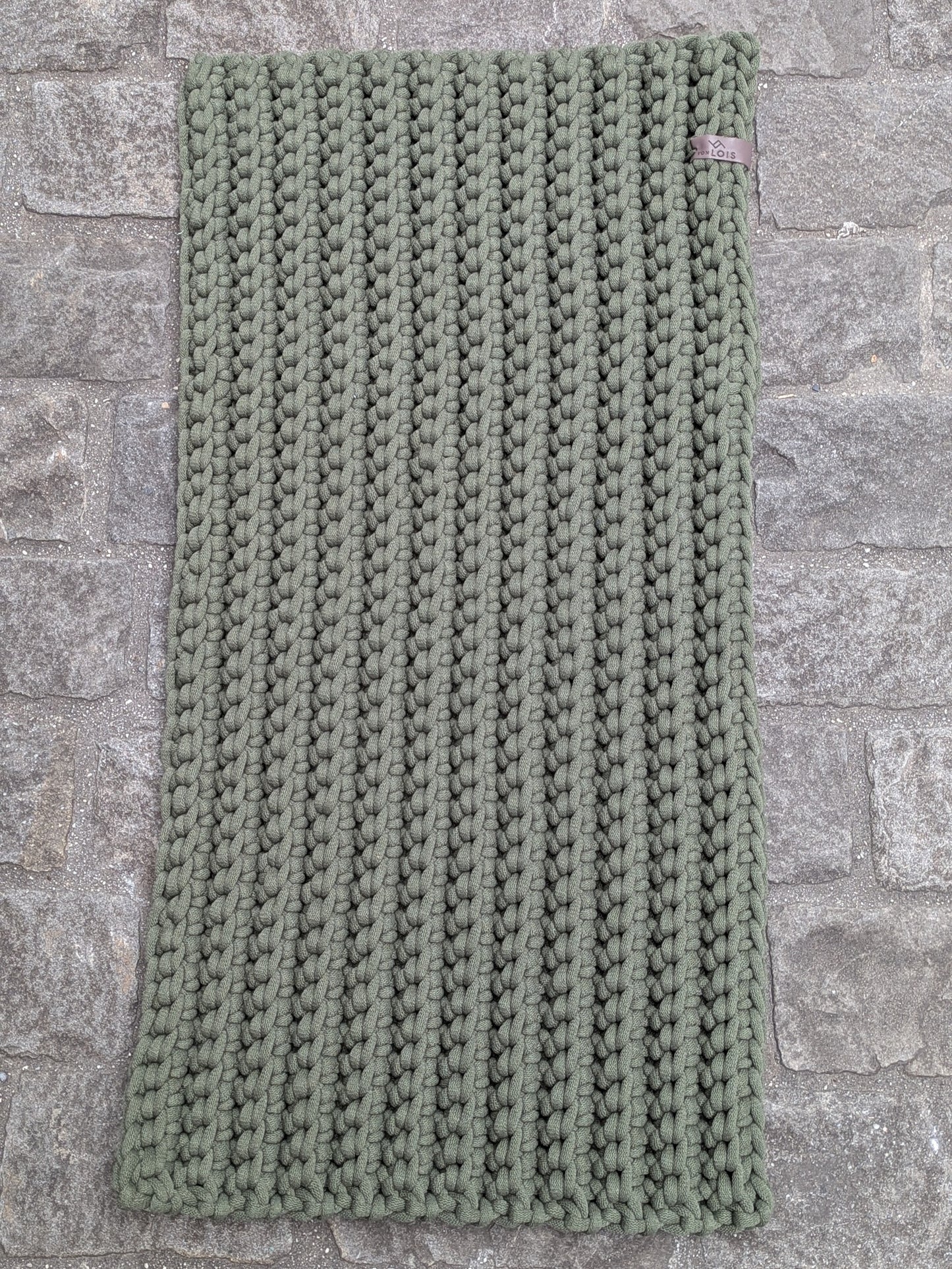 Teppich im Rippenmuster (9mm Garn)