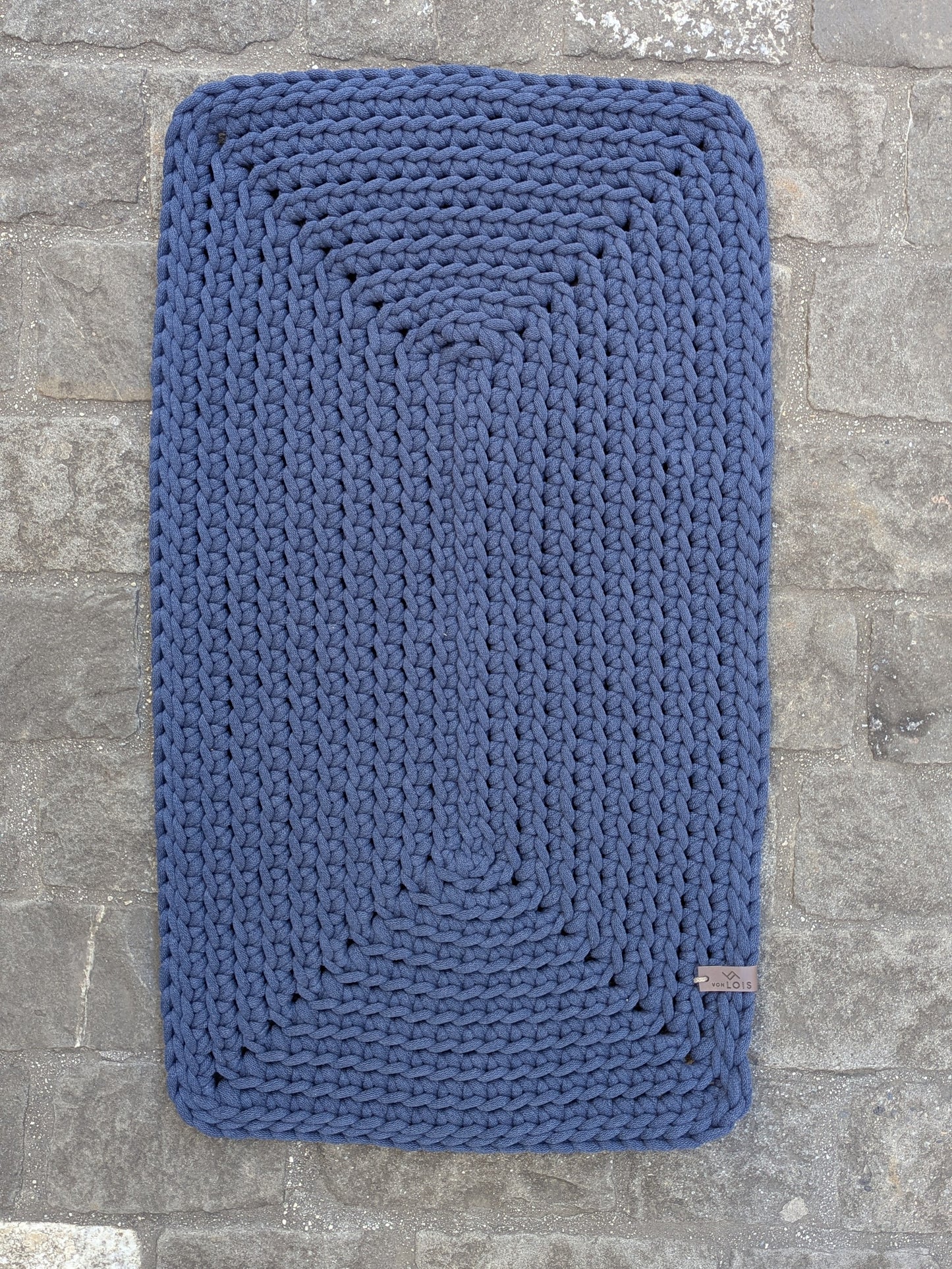 Teppich aus recycelter Baumwolle (9mm Garn)