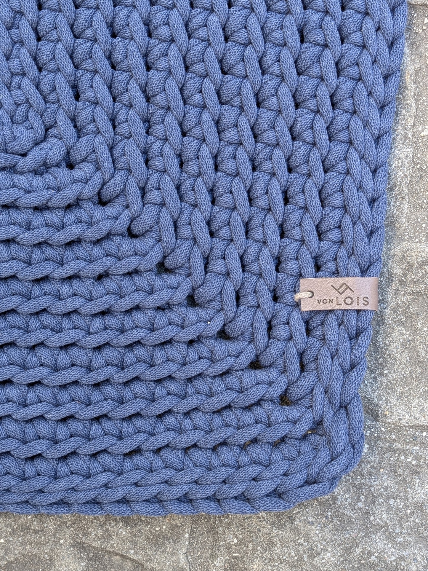 Teppich aus recycelter Baumwolle (9mm Garn)