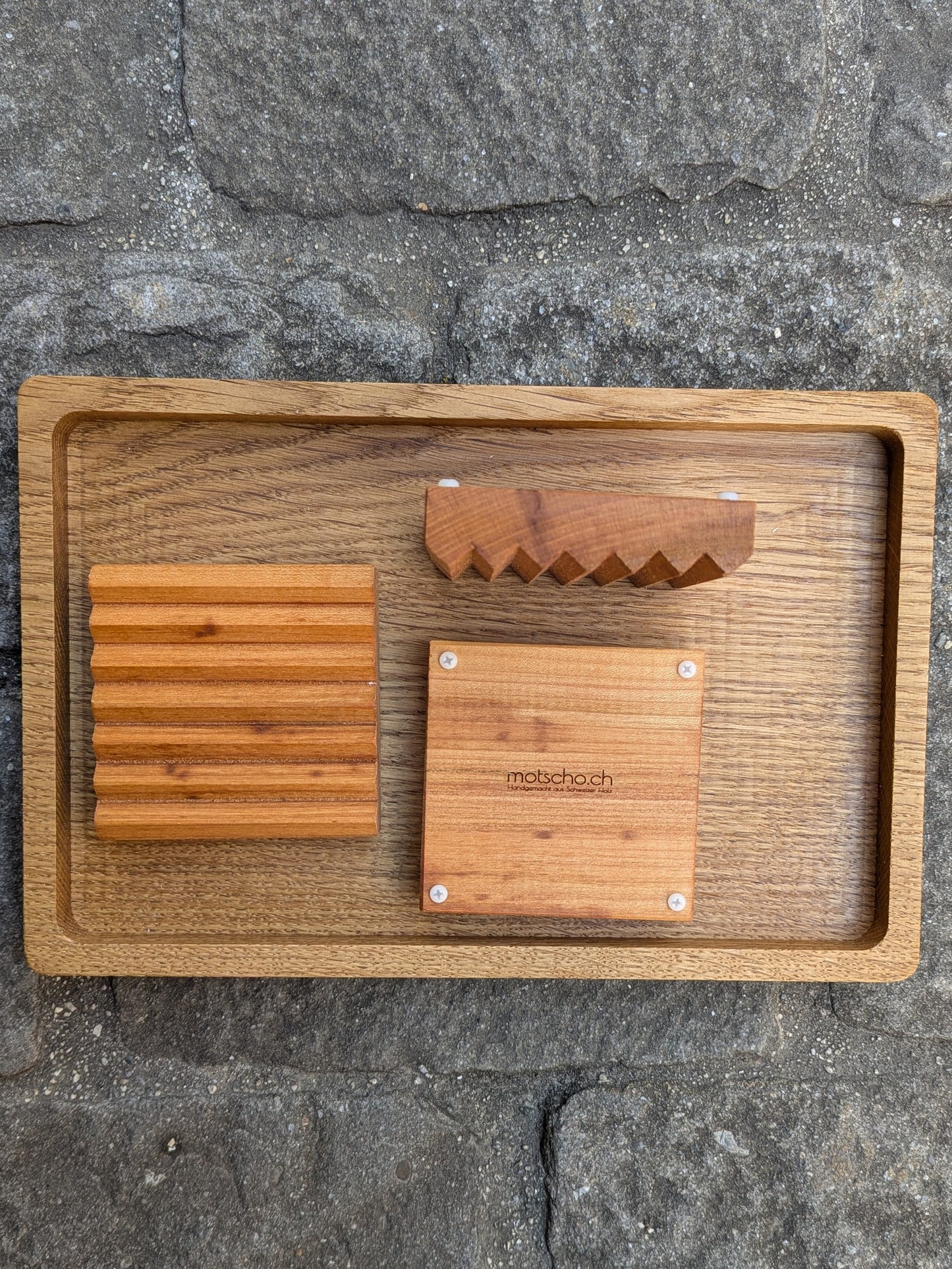 Seifenablage aus Kirschholz