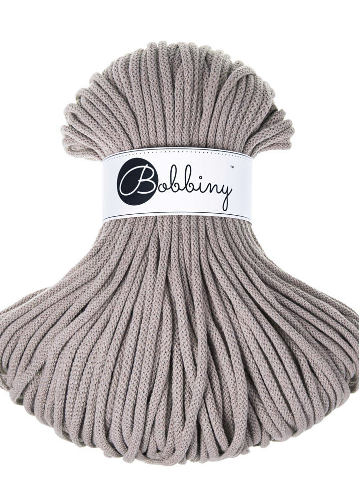 Bobbiny Junior Garn – 5 mm, 100 m, Pearl