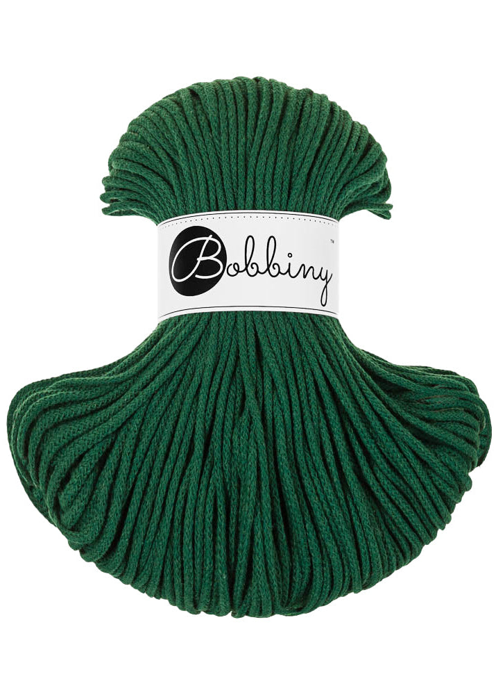 Bobbiny Junior Garn – 3 mm, 100 m, Pine Green