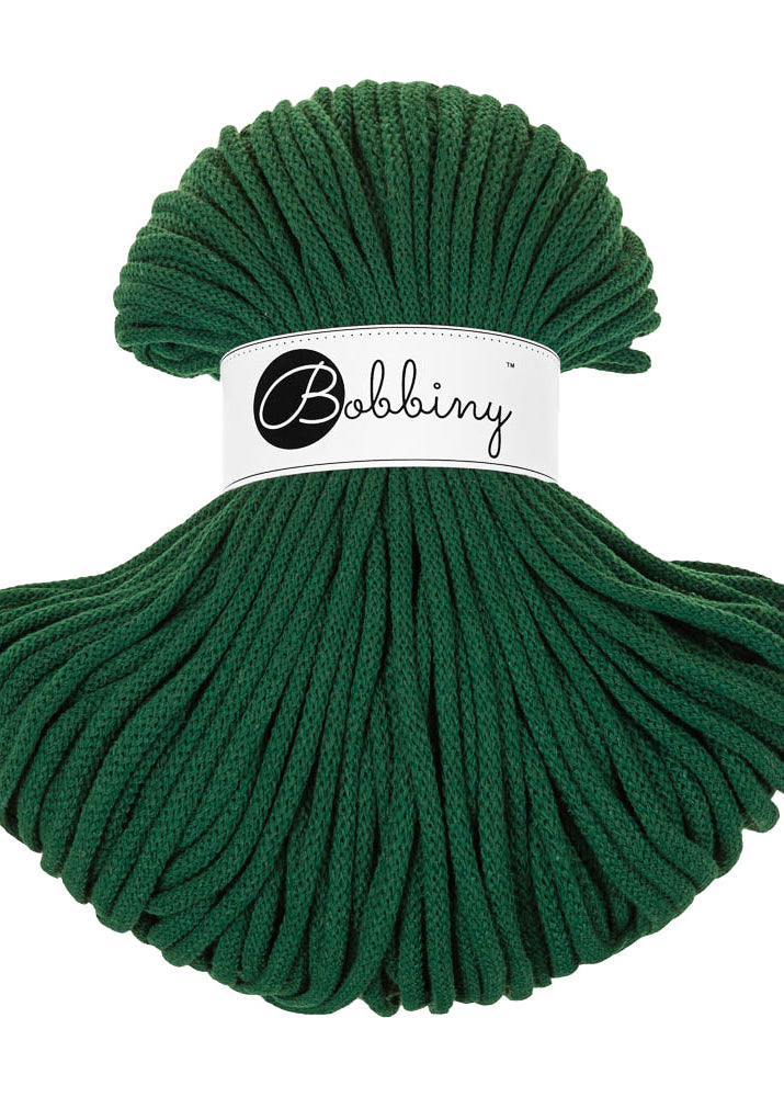 Bobbiny Junior Garn – 5 mm, 100 m, Pine Green