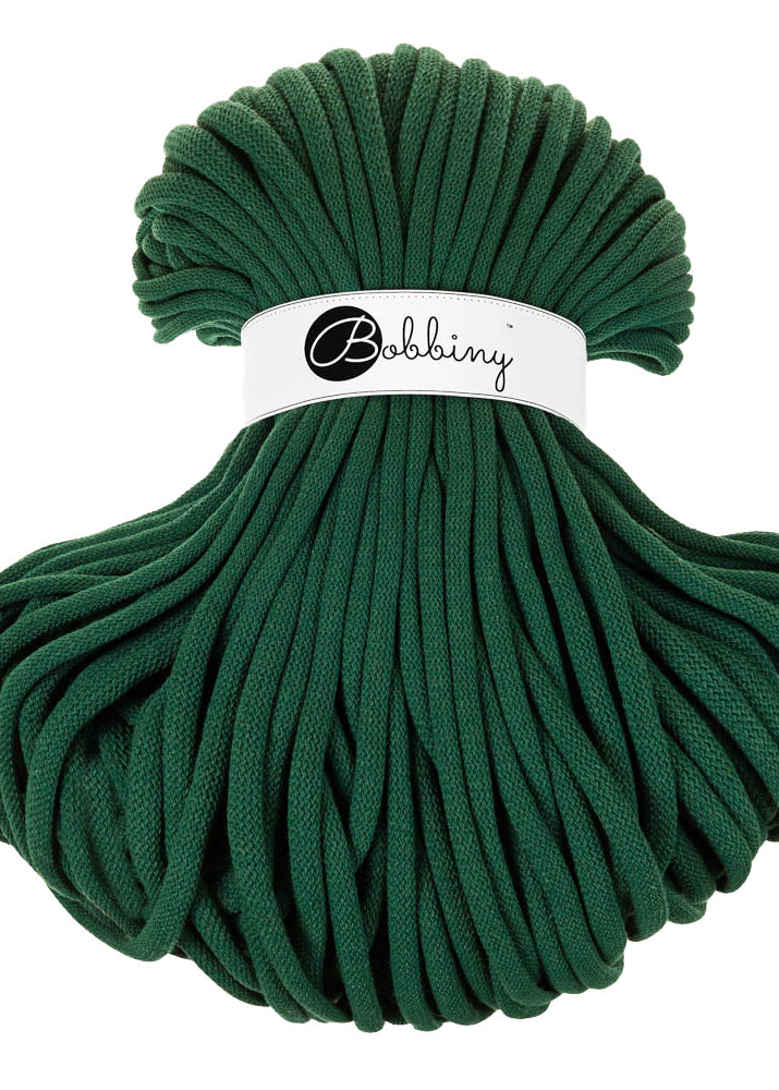 Bobbiny Jumbokordel – 9 mm, 100 m, Pine Green