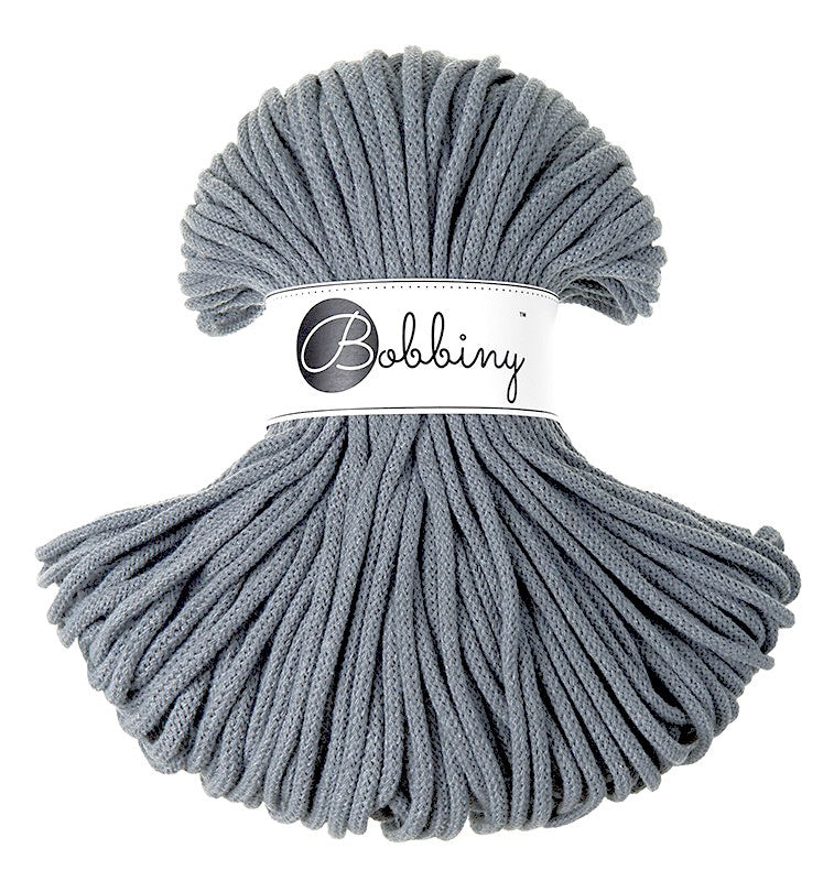 Bobbiny Junior Garn – 5 mm, 100 m, Steel