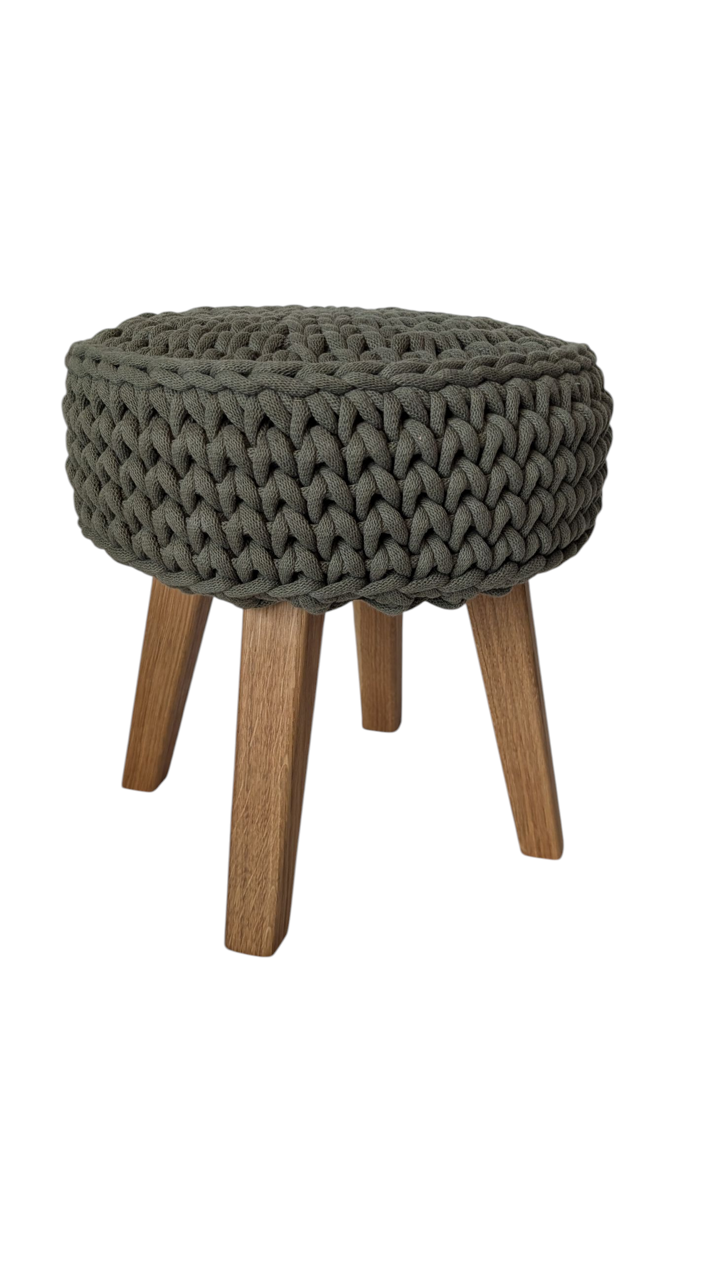 Hocker aus Eichenholz – handgemacht gross