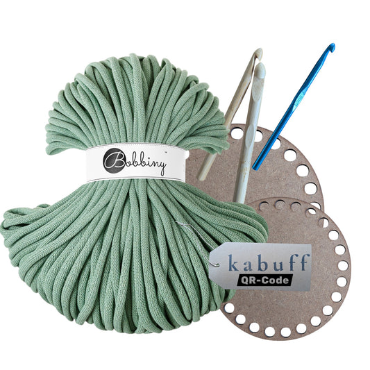 DIY Häkelset mit Jumbo Garn – Korbset Aloe
