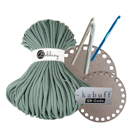 DIY Häkelset mit Jumbo Garn – Korbset Laurel