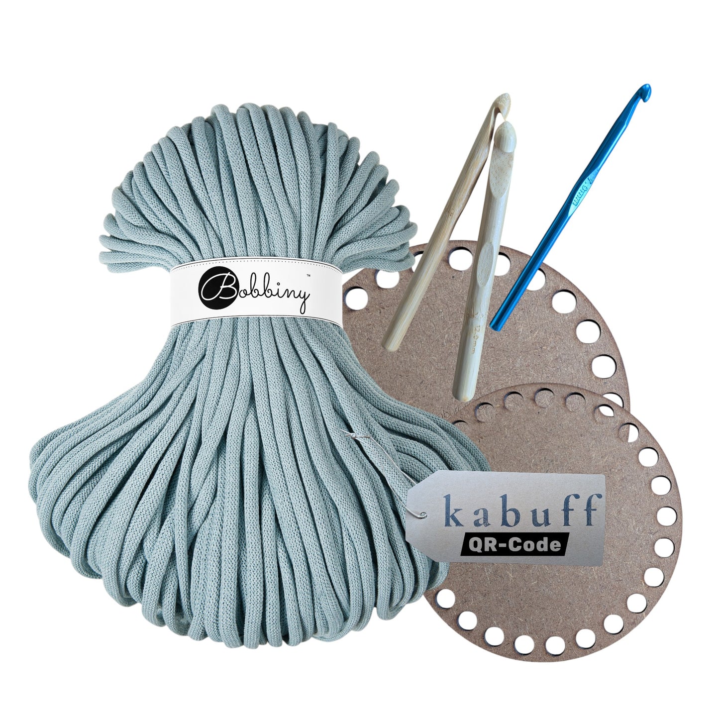 DIY Häkelset mit Jumbo Garn – Korbset Misty