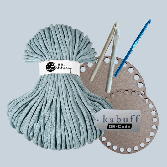 DIY Häkelset mit Jumbo Garn – Korbset Misty