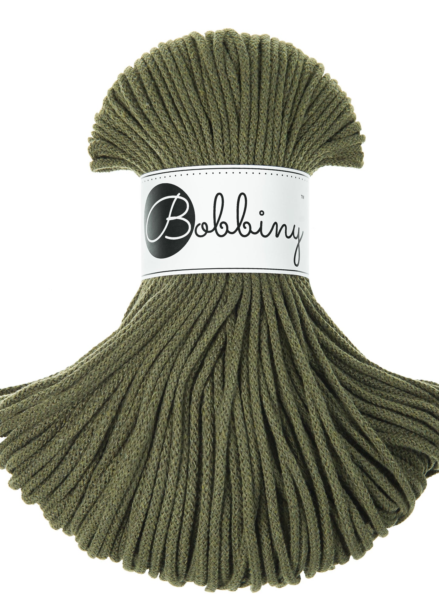 Bobbiny Junior Garn – 3 mm, 100 m, Avocado
