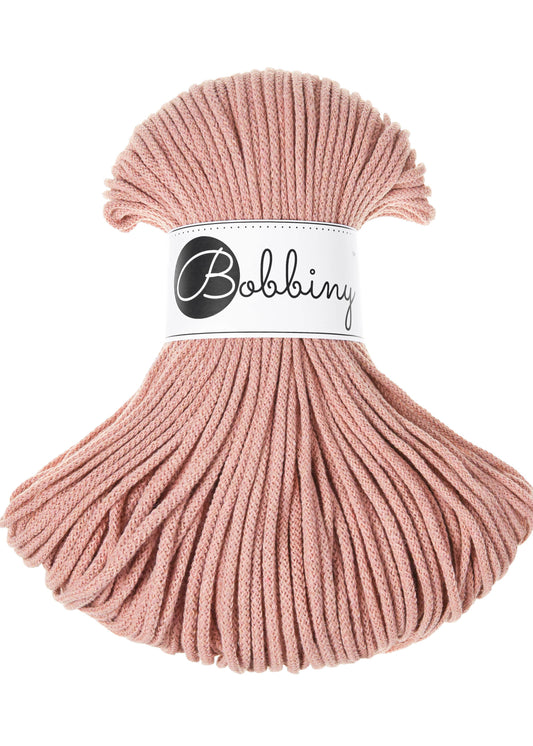 Bobbiny Junior Garn – 3 mm, 100 m, Blush