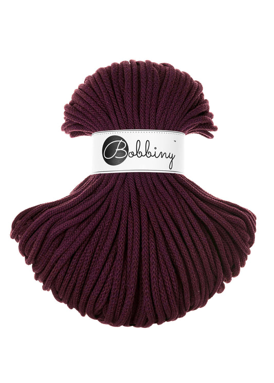 Bobbiny Junior Garn – 5 mm, 100 m, Burgundy