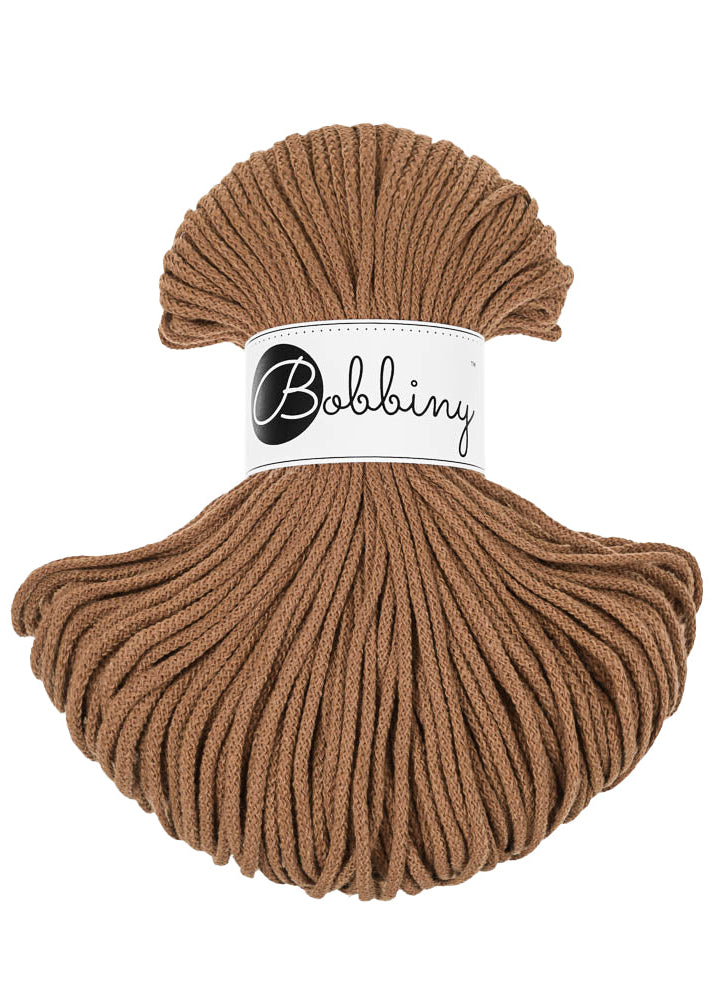 Bobbiny Junior Garn – 3 mm, 100 m, caramel