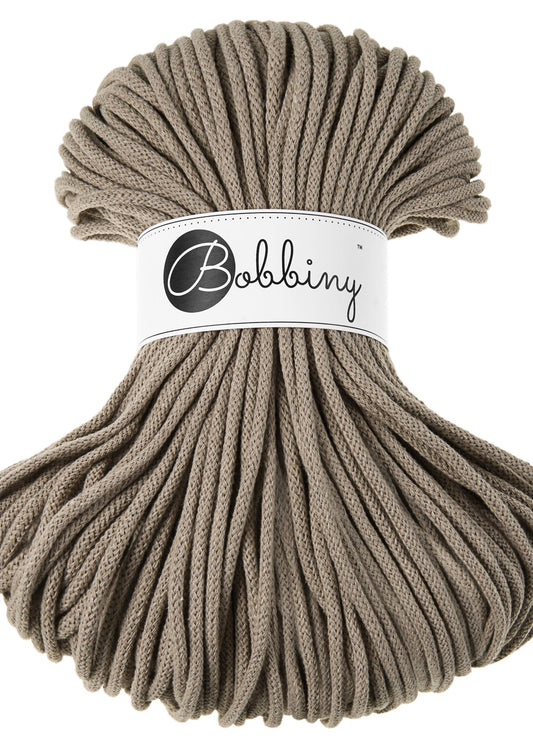 Bobbiny Junior Garn – 5 mm, 100 m, Coffee