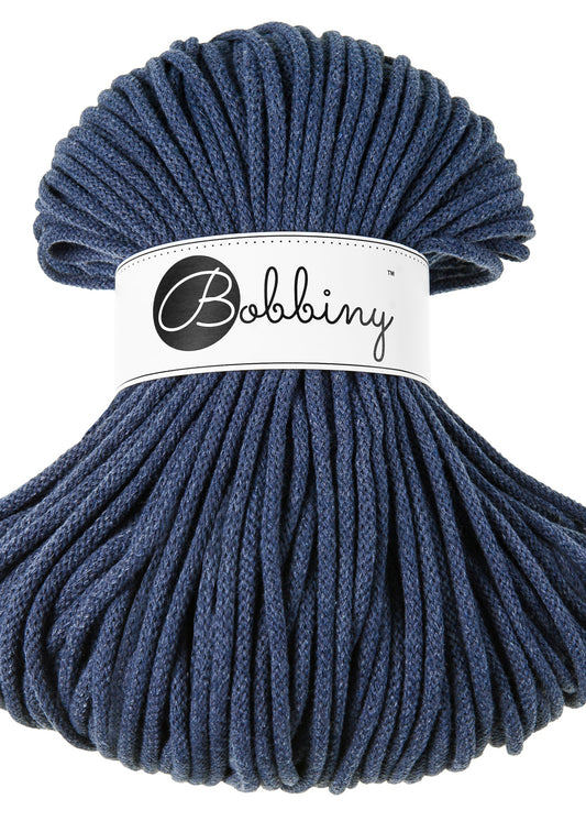 Bobbiny Junior Garn – 5 mm, 100 m, Jeans