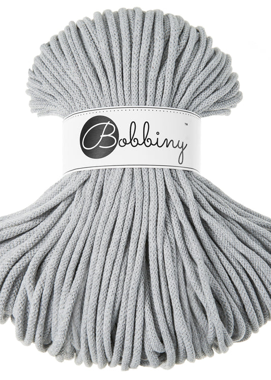 Bobbiny Jumbokordel – 9 mm, 100 m, Light grey