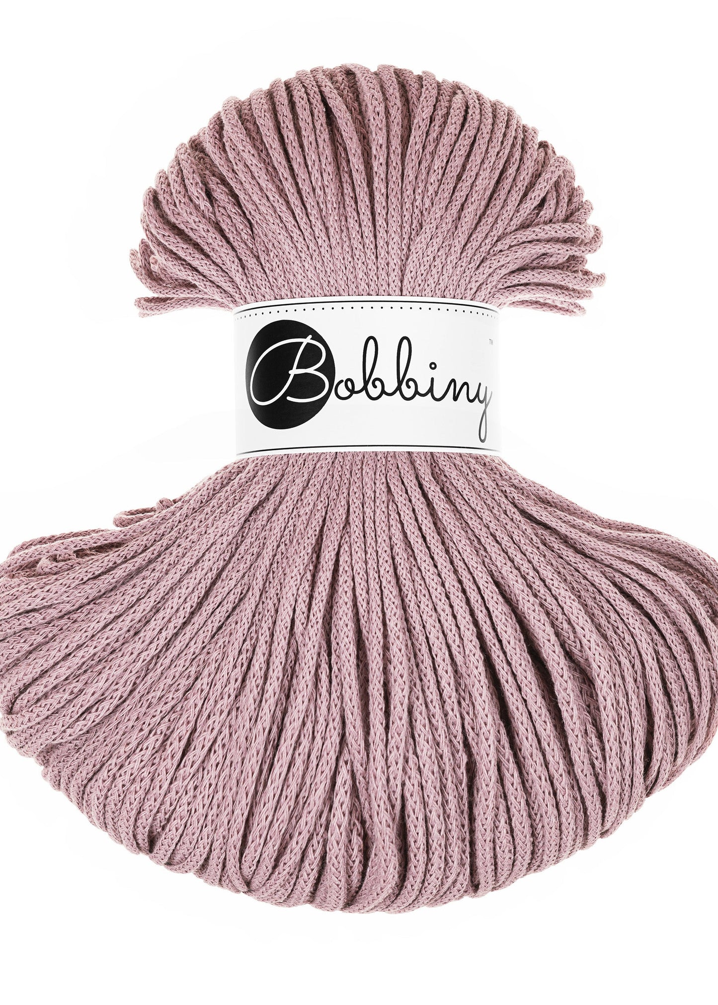 Bobbiny Junior Garn – 3 mm, 100 m, Mauve