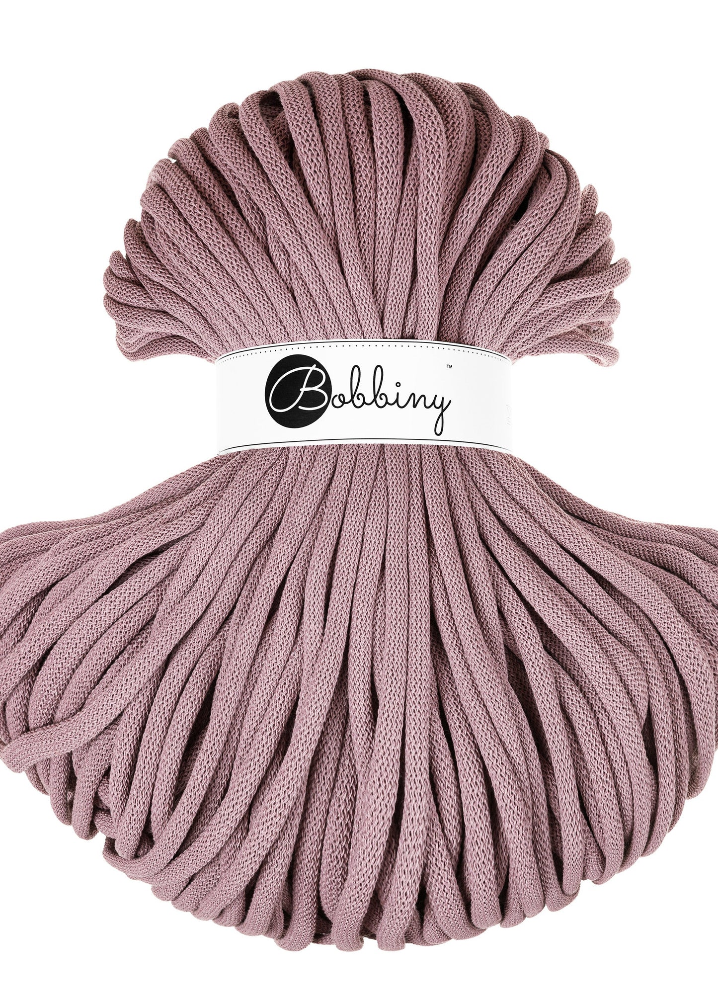 Bobbiny Jumbokordel – 9 mm, 100 m, Mauve