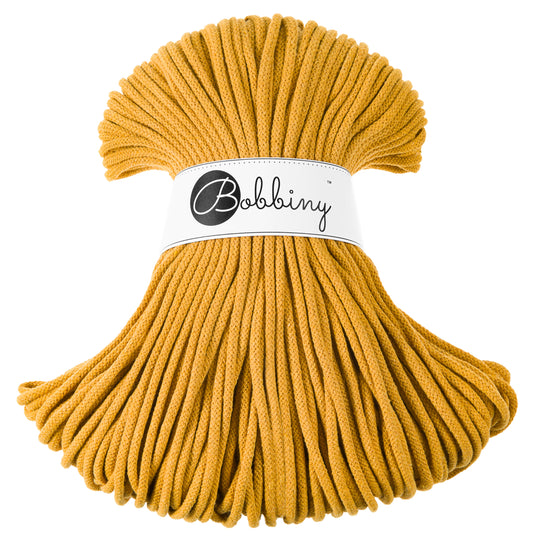 Bobbiny Junior Garn – 5 mm, 100 m, Mustard