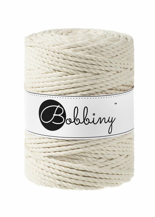 Bobbiny 3PLY Makramee-Schnur 5mm 100m Natural