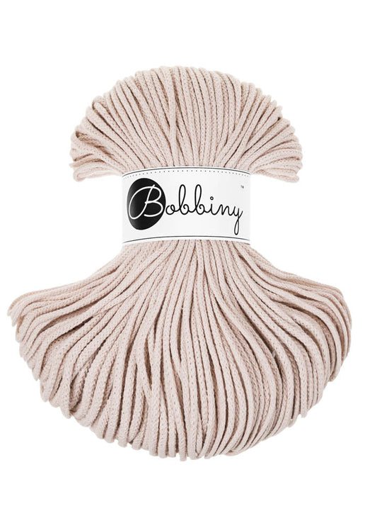Bobbiny Junior Garn – 3 mm, 100 m, Nude