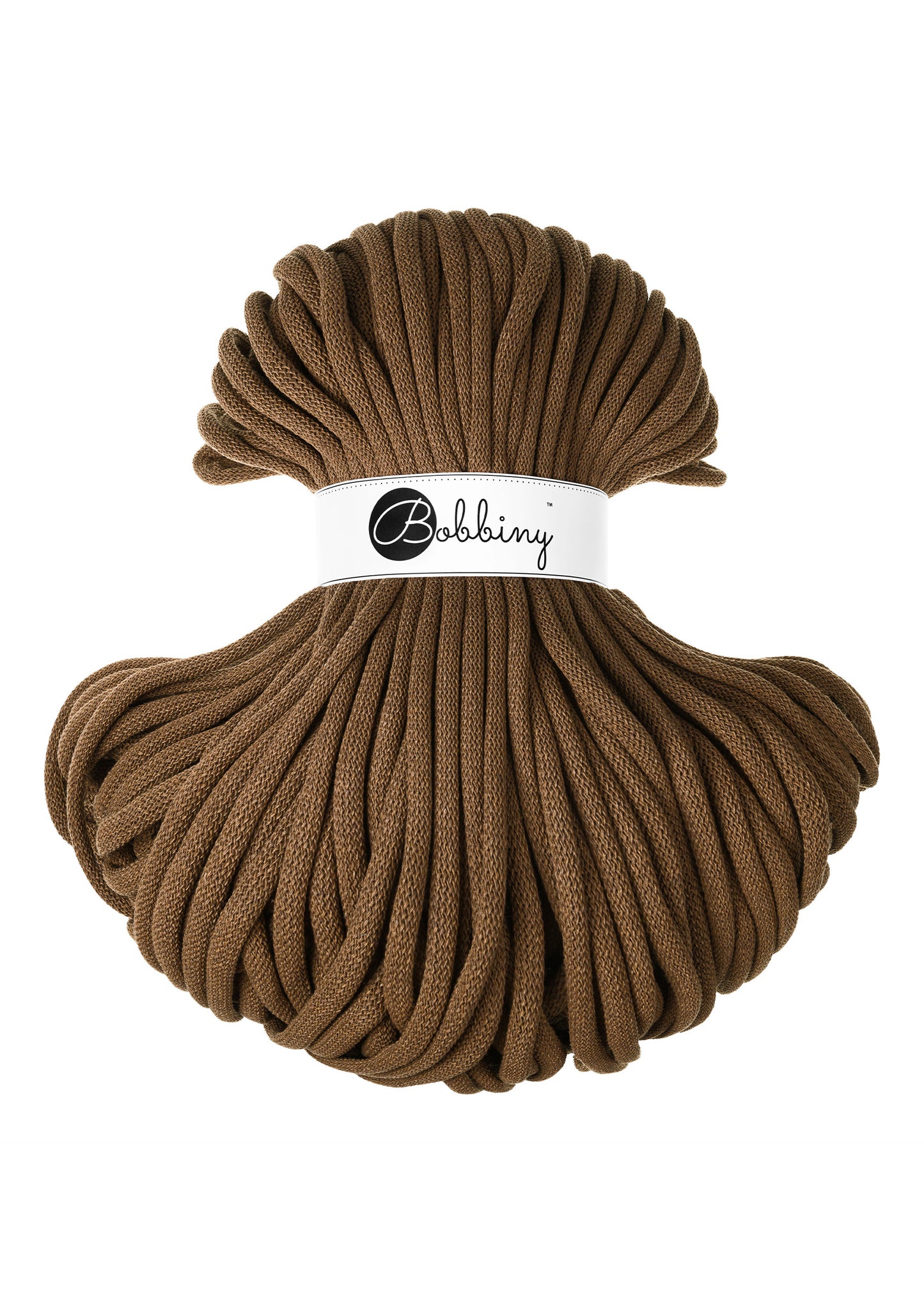 Bobbiny Jumbokordel – 9 mm, 100 m, Nut Brown