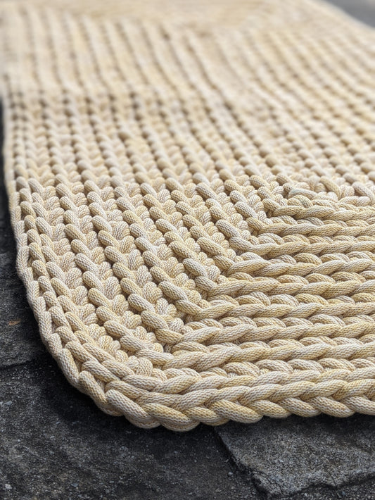 Teppich aus recycelter Baumwolle (9mm Garn)