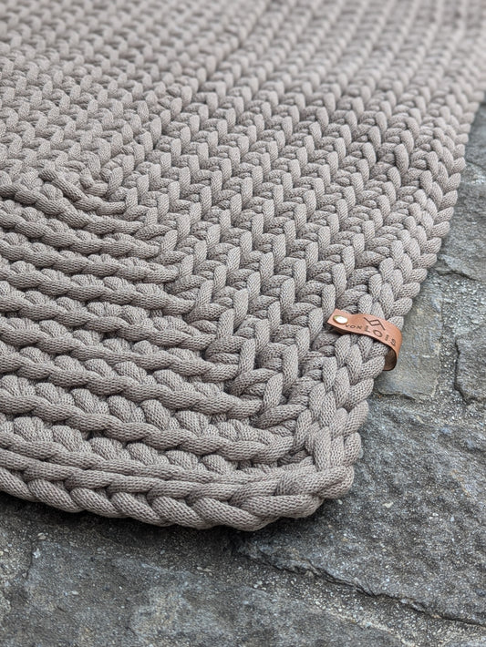 Teppich aus recycelter Baumwolle (9mm Garn)