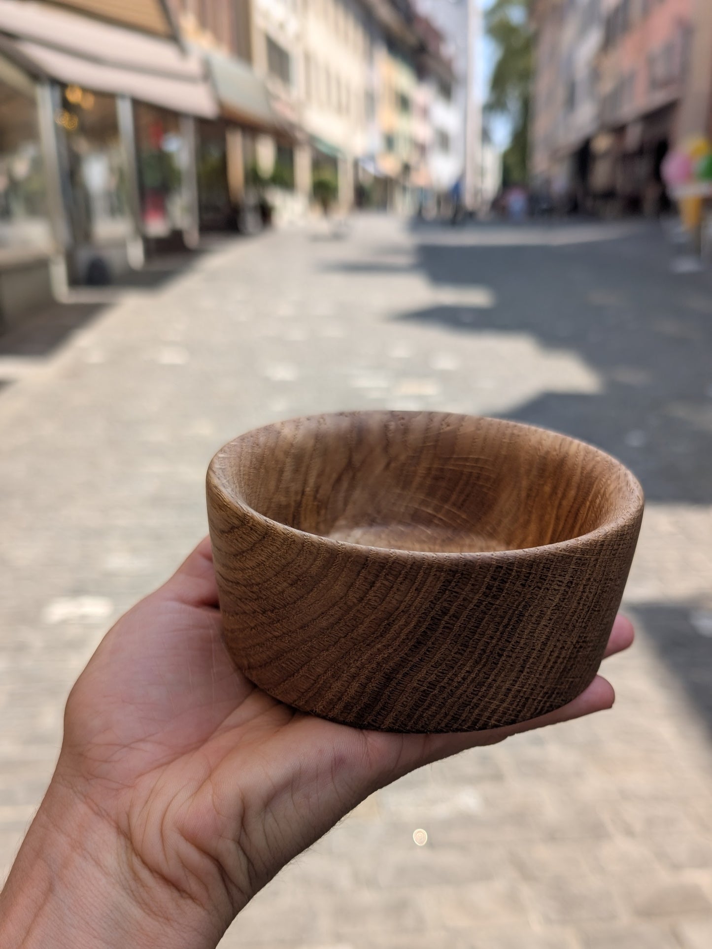 Holzschälchen Eiche – 12 × 5 cm