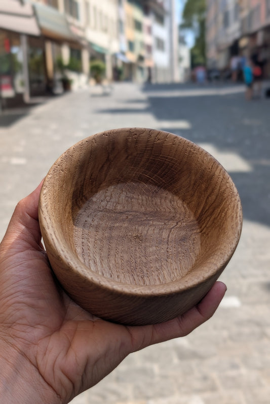 Holzschälchen Eiche – 12 × 5 cm