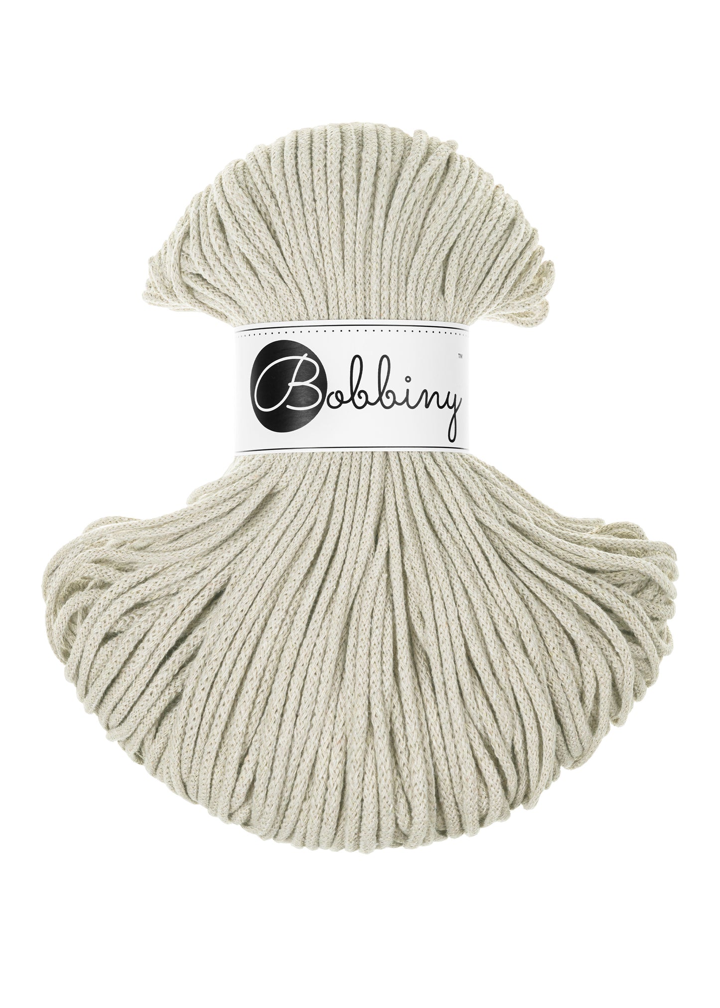Bobbiny Junior Garn – 3 mm, 100 m, Pale Olive